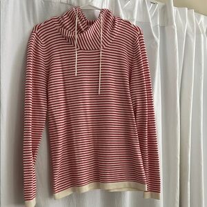 Red and White Striped sweater